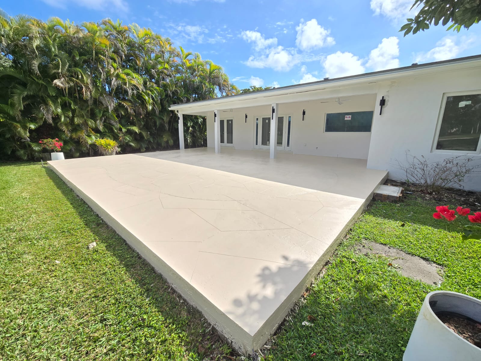 Stamped Concrete Floor Restoration