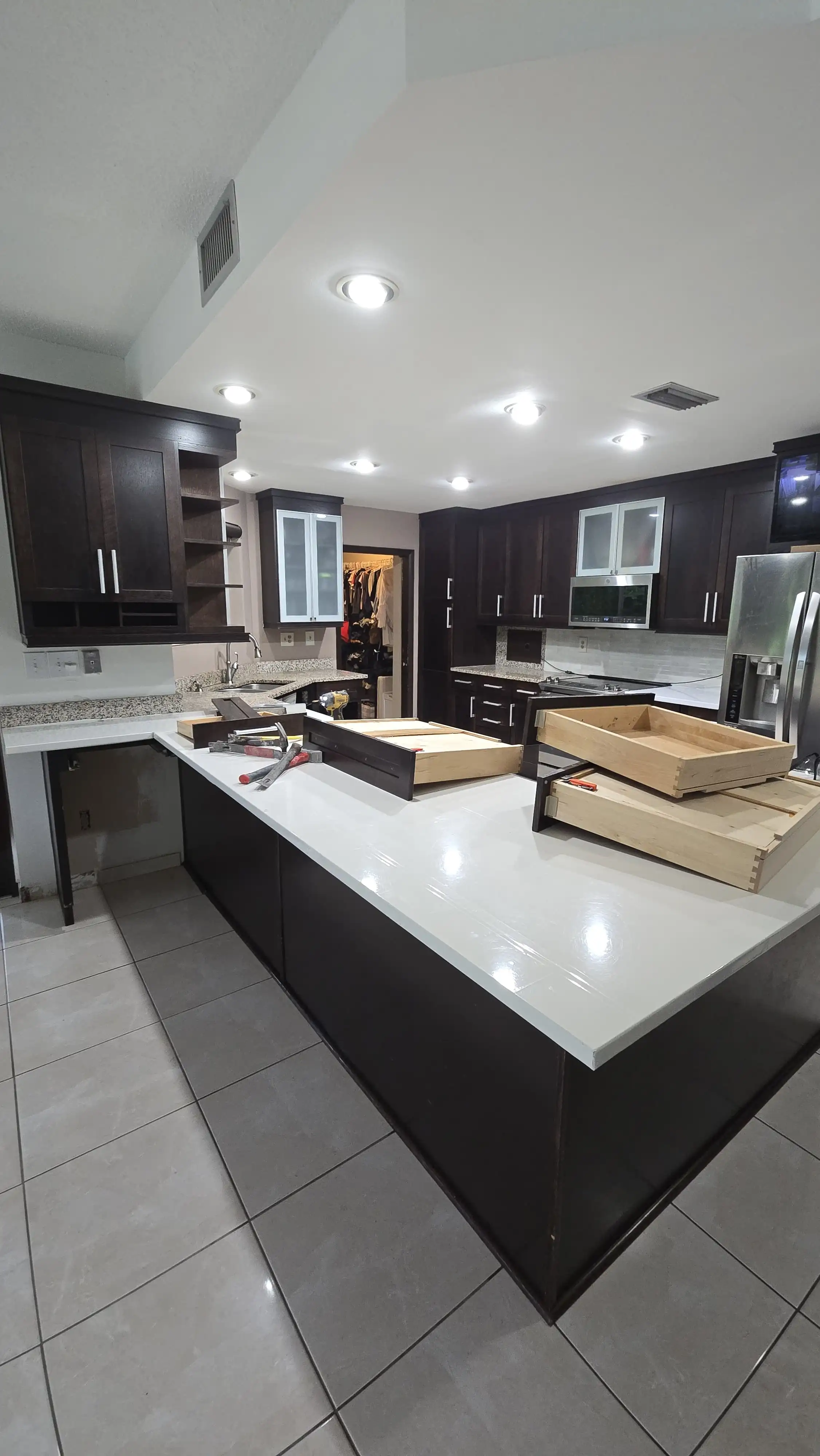 Modern Kitchen Cabinet Installation - 6
