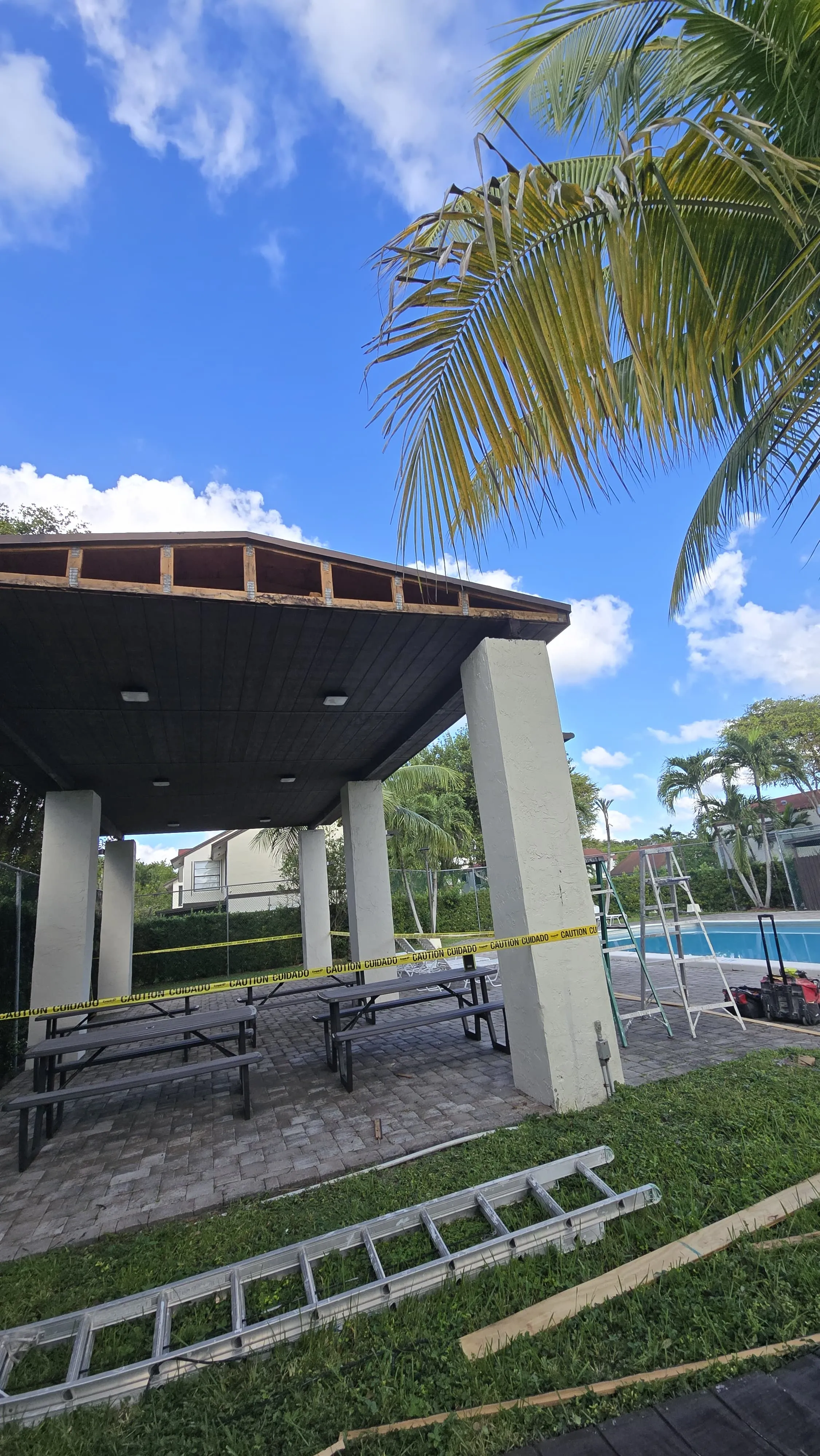 Commercial Poolside Pavilion Improvement - 4